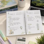 ⁦نوت بوك جغرافيا Geography A5 هارد كفر سلك 100 ورقة مسطرة⁩ - الصورة ⁦4⁩