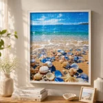 لوحة رسم بالدايموند بتصاميم مختلفة – مقاس 40×50 سم – طقم كامل مع جميع أدوات التركيب - الصورة 3