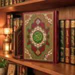 ⁦القرآن الكريم مقاس 24×17 سم – غلاف فاخر وخط واضح مع ترقيم الأجزاء على حواف الصفحات⁩ - الصورة ⁦4⁩