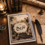 ⁦نوت بوك تاريخ A4 سلك 100 ورقة مسطرة بغلاف بتصميم تاريخي⁩ - الصورة ⁦4⁩