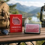 كوتشينة بلاستيك OKROYAL بعلبة حفظ شفافة – أوراق لعب متينة للاستخدام المتكرر - الصورة 3