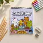 كتاب تلوين كوزي فريندز Cozy Friends