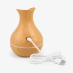 ⁦فواحة عطر كهربائية بتصميم خشبي من البلاستيك USB – فواحة رذاذ للمنزل والمكتب بارتفاع 15 سم⁩ - الصورة ⁦3⁩