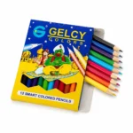 أقلام تلوين GELCY 12 لون خشبية للرسم والتلوين والمدرسة - الصورة 4