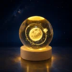أباجورة كرة كريستال 3D