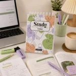 بلانر مذاكرة A6 سلك حلزوني لتنظيم المهام والجدول الأسبوعي والأهداف والملاحظات – Study Planner - الصورة 5