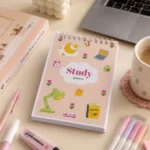 بلانر مذاكرة A6 سلك حلزوني لتنظيم المهام والجدول الأسبوعي والأهداف والملاحظات – Study Planner