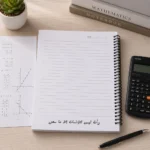 ⁦كشكول رياضيات A4 سلك جانبي 100 ورقة مسطرة بغلاف جلوسي – تصميم تعليمي مميز للطلاب⁩ - الصورة ⁦3⁩