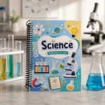 ⁦كشكول علوم Science A4 سلك جانبي 100 ورقة مسطرة بغلاف جلوسي – تصميم تعليمي جذاب للطلاب⁩ - الصورة ⁦4⁩