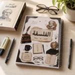 كشكول فلسفة A4 سلك جانبي 100 ورقة مسطرة بغلاف جلوسي – تصميم تعليمي أنيق للفلسفة والمنطق - الصورة 4