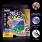 طقم تزيين بالكريستال والفصوص 15 لون Bling Deco Lab مع أدوات وغراء - الصورة 3