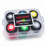 ألوان بوستر مونامي 6 ألوان MONAMI بعلبة شفافة للرسم والتلوين والأعمال الفنية
