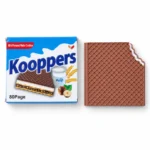 نوت بوك ويفر بالشوكولاتة Kooppers بتصميم بسكويت مقضوم – 80 صفحة سادة للملاحظات والهدايا