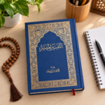 كتاب التفسير الميسر – إعداد نخبة من العلماء بغلاف أزرق مزخرف بالذهبي 20×15 سم - الصورة 4