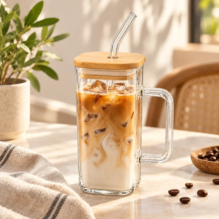 مج زجاج شفاف