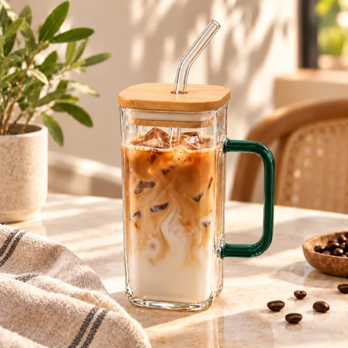 مج زجاج شفاف