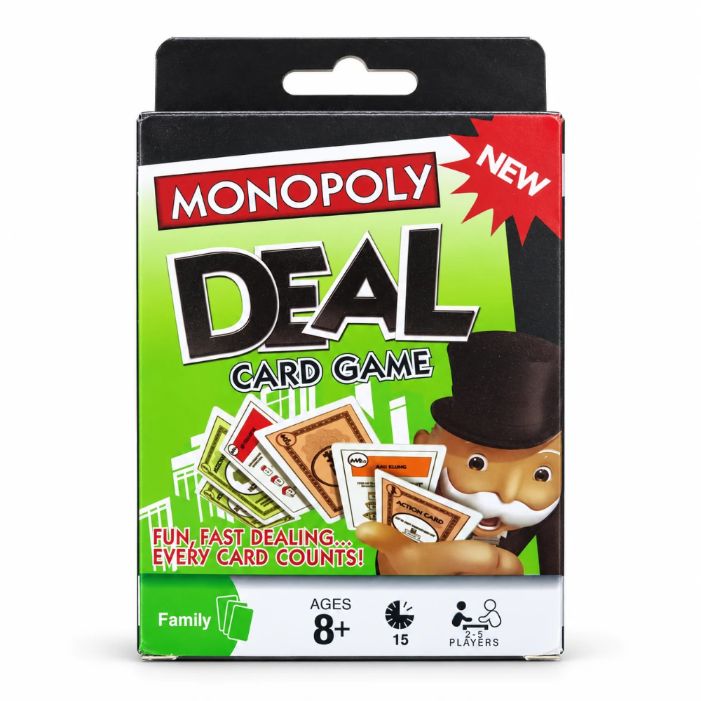 لعبة مونوبلي (1) العاب جماعيه - العاب ورقيه -Monopoly Deal- لعبه مونوبولي ديل - - 108 كارت