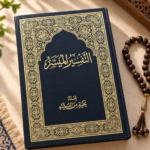⁦كتاب التفسير الميسر – إعداد نخبة من العلماء بغلاف مزخرف بالذهبي⁩ - الصورة ⁦2⁩